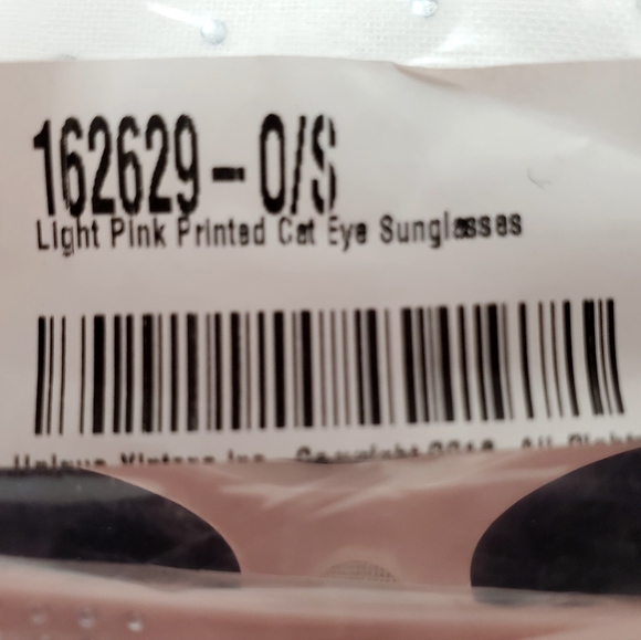 2 Pairs of Pink Cat Eye Sunglasses! A.J. Morgan + Unique Vintage! NEW! - Picture 10 of 10